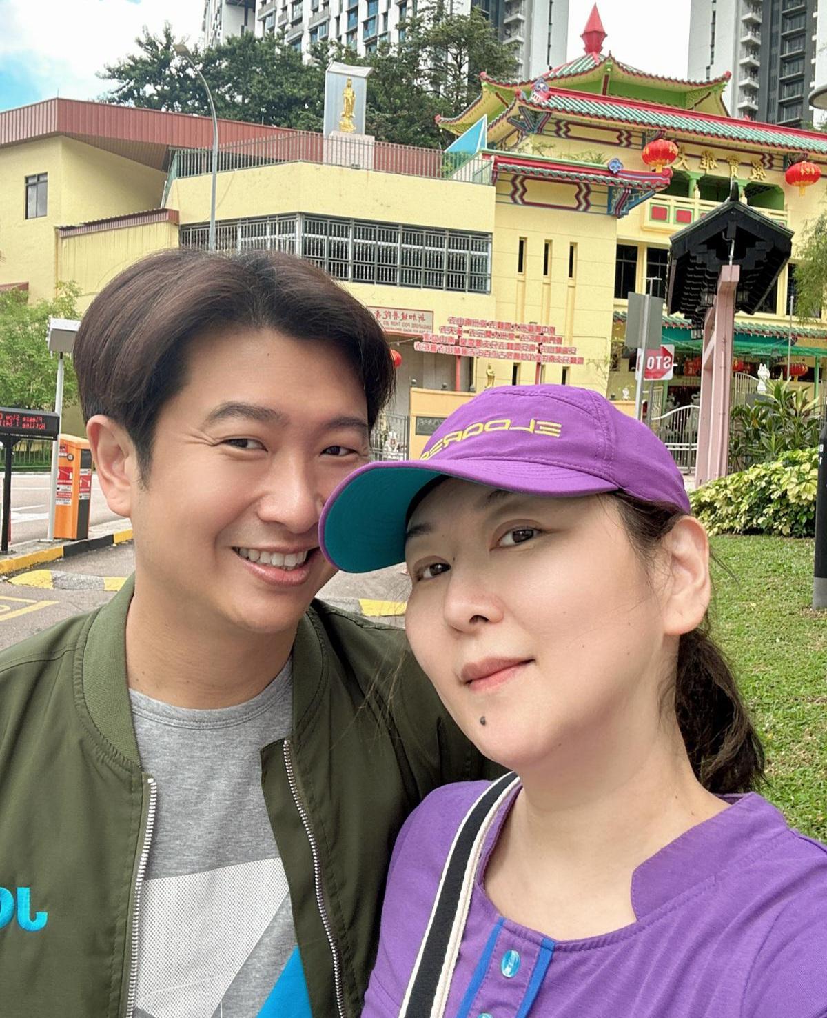 張秀卿從2014年結婚至今9年，第一次跟老公王國贊在異國過農曆年。（圖／豪記唱片提供）
