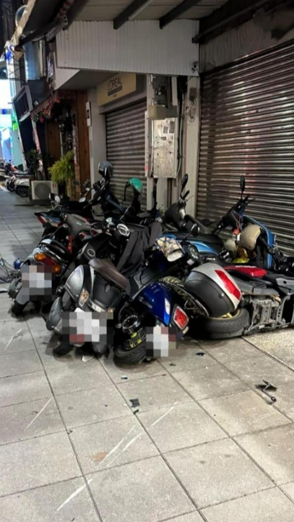 機車慘況。（圖／翻攝自綠豆嘉義人）