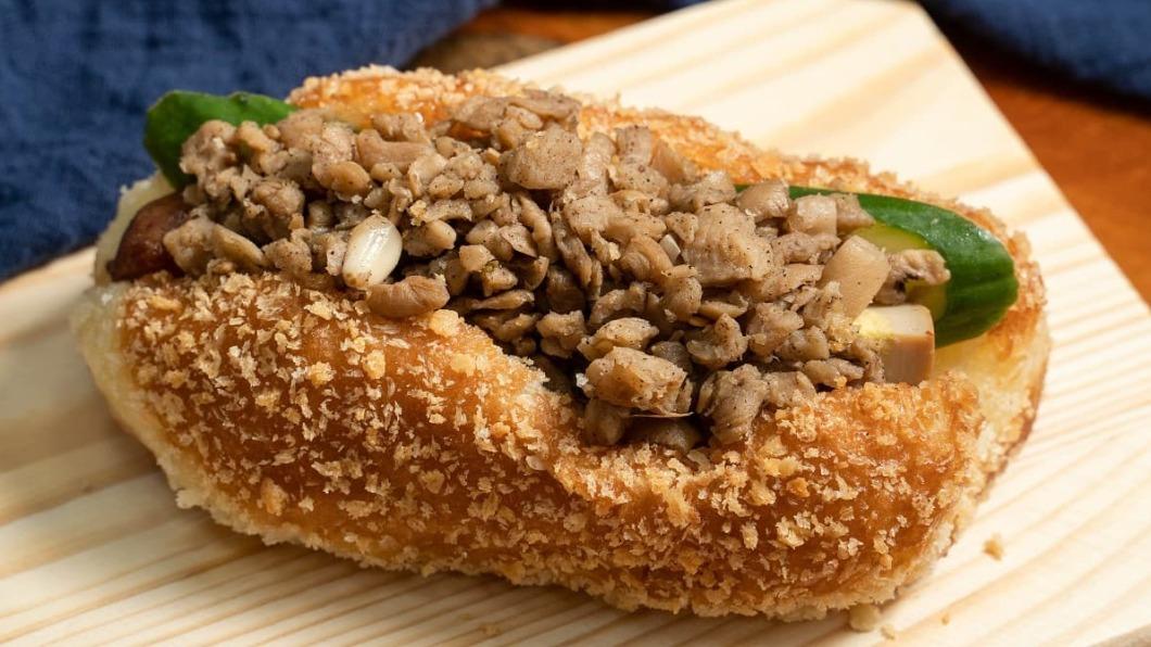 「招牌菜脯香腸」有別於外面販售的營養三明治，口味相當獨特。（圖／別墅裡的100種味道提供）