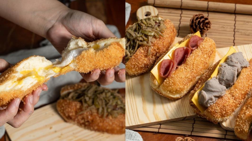 台中爆餡營養三明治「一咬爆漿」　起司芋頭口感超綿密