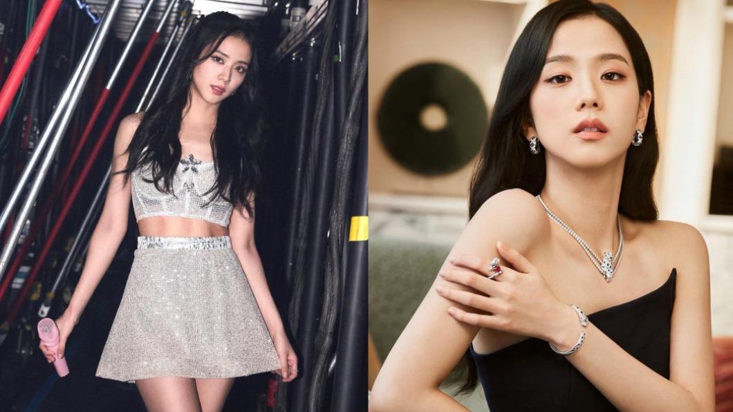 Jisoo過去多以中分、長直髮亮相。(圖/翻攝自Jisoo IG)
