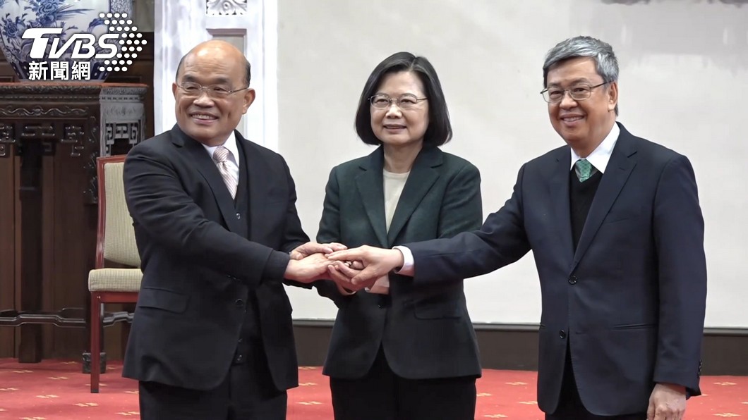 陳建仁31日接替蘇貞昌,成為新任行政院長。(圖/TVBS)