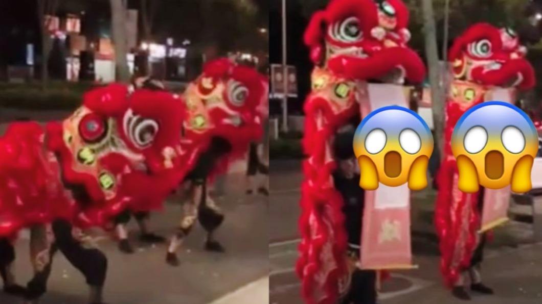 北市診所舞龍舞獅慶開工?下一秒吐這布條眾人傻眼