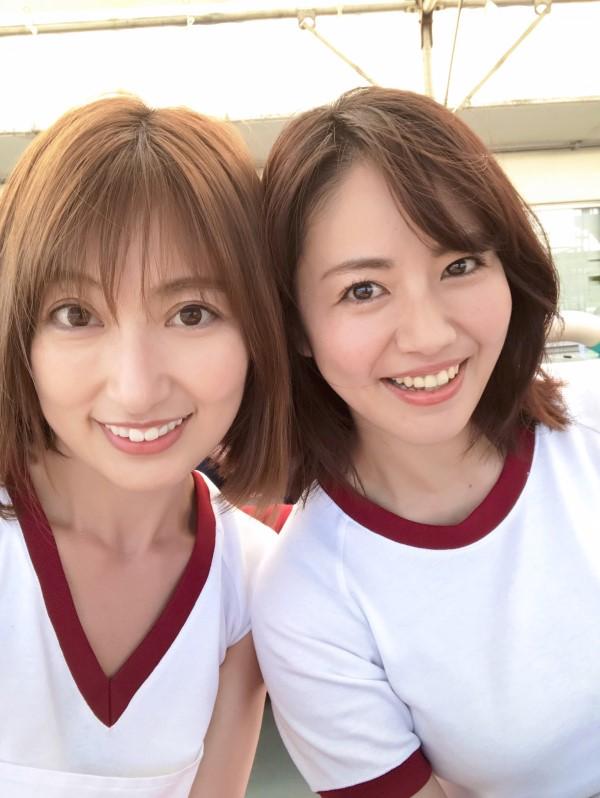 熊田曜子(左)早期常上《男女糾察隊》。(圖/翻攝自熊田曜子部落格)