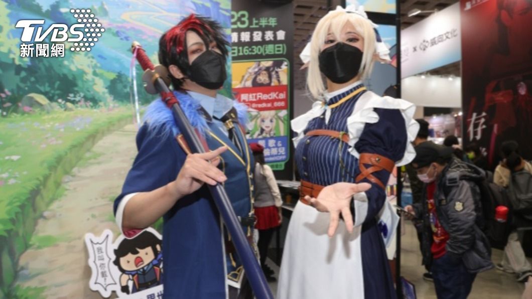 台北動漫節第2天 13萬粉絲不畏寒流來朝聖