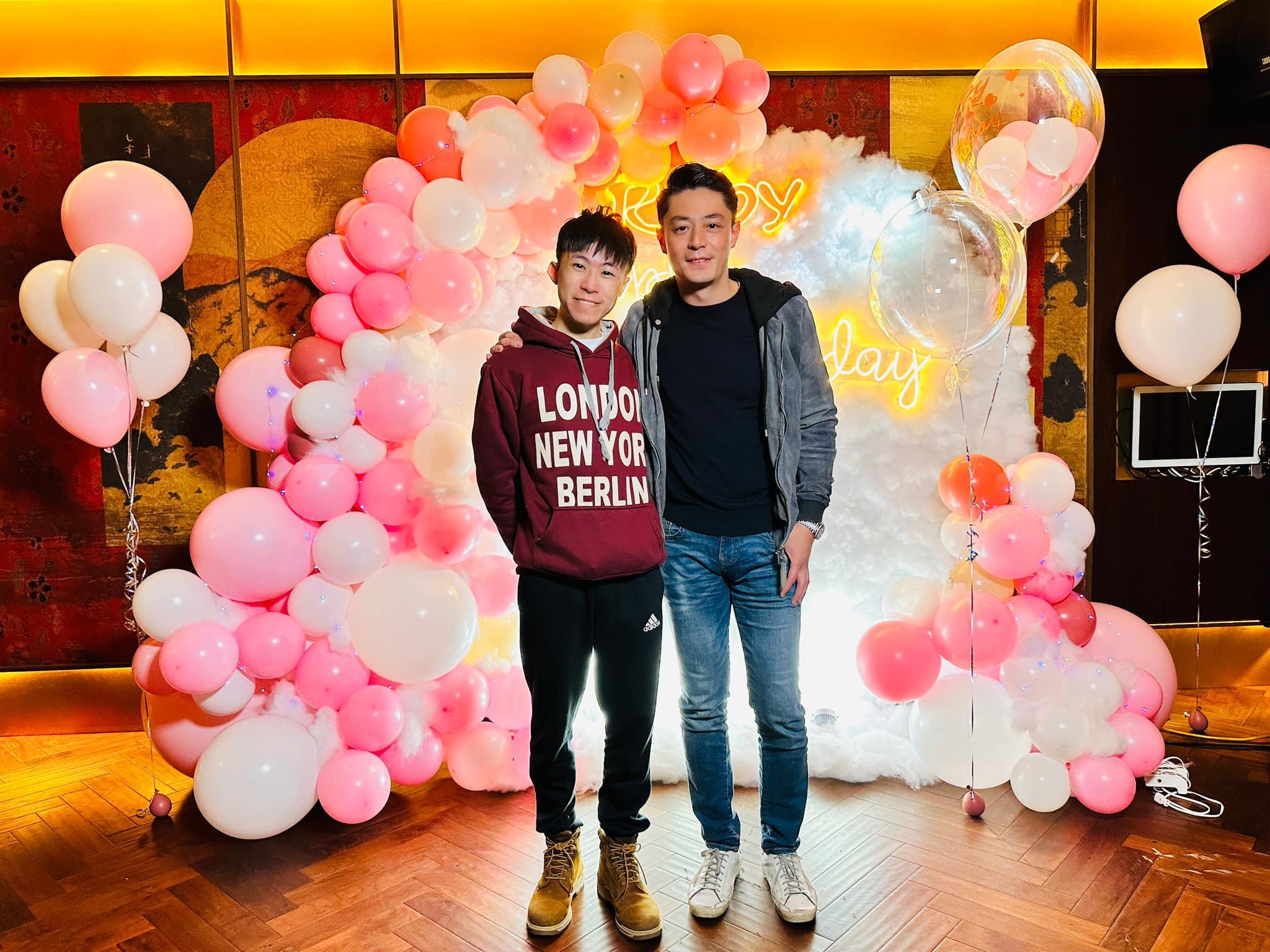 柯男分享和霍建華私下相處經歷。(圖/翻攝自造型氣球柯男臉書)