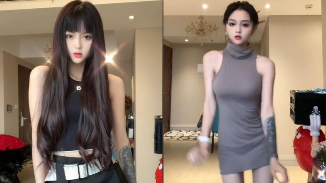 胖樂的外型超甜美。（圖／翻攝自胖樂抖音）