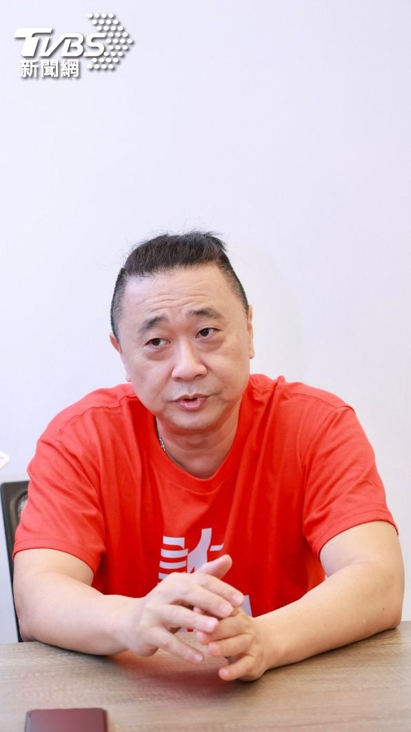 邰智源受訪。(圖/黃城碩攝)