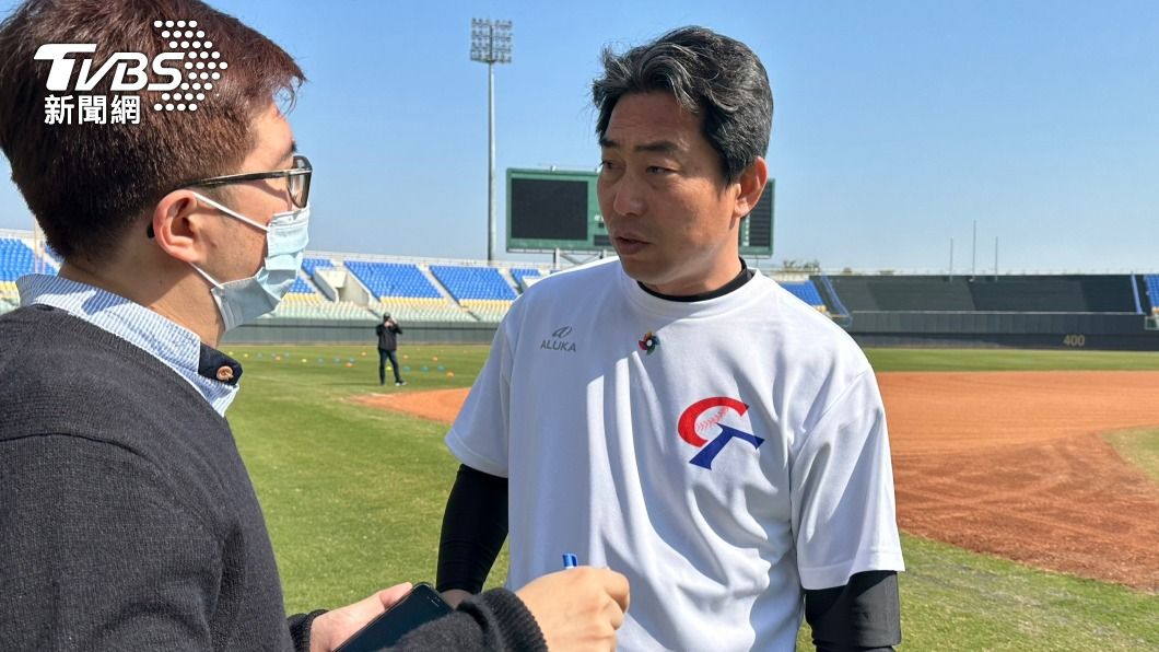 中華隊總教練林岳平昨天過41歲生日。（圖／張良瑜攝）