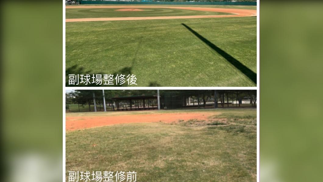 2019年斗六棒球場副球場翻修前。(圖/TVBS)