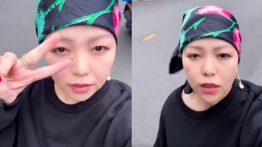 張惠妹開直播。（圖／翻攝自張惠妹IG）