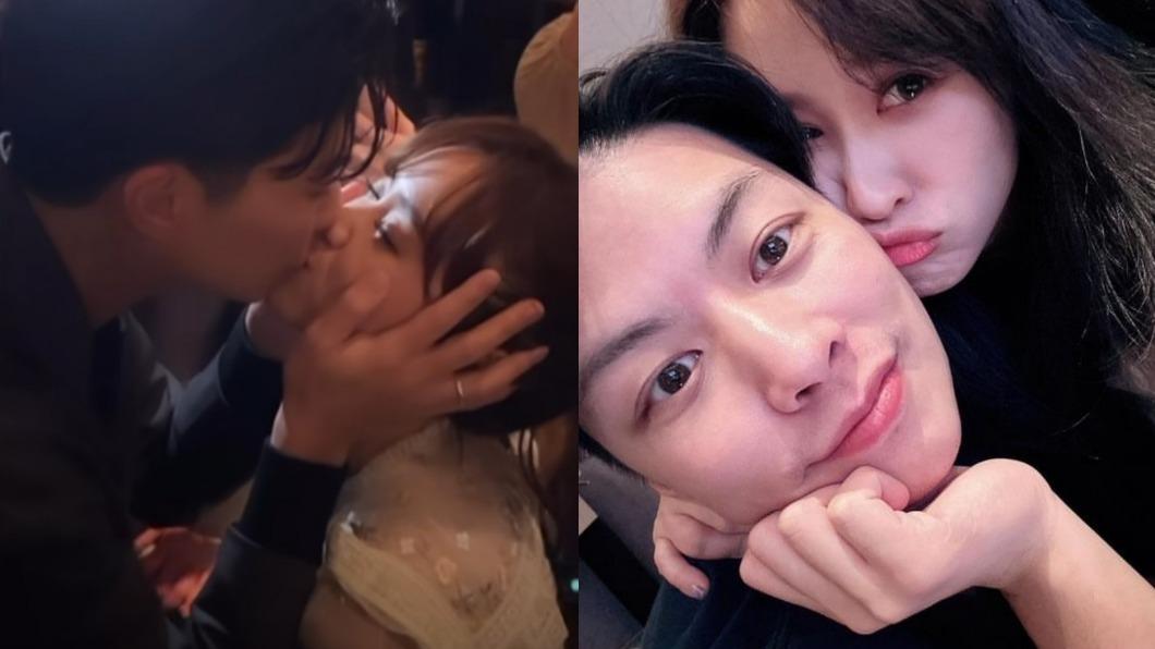 吳姍儒激吻帥尪10秒畫面流出! 結婚1週年挺肚甜喊:謝謝你娶我