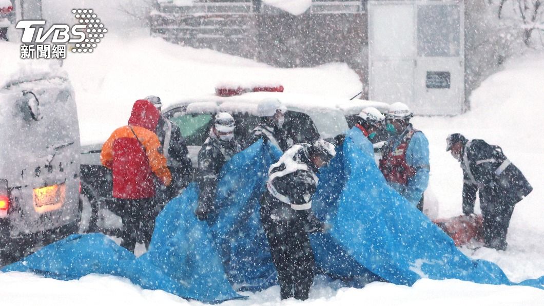 日本長野縣雪崩尋獲2名外籍男遺體 另3人自行脫困