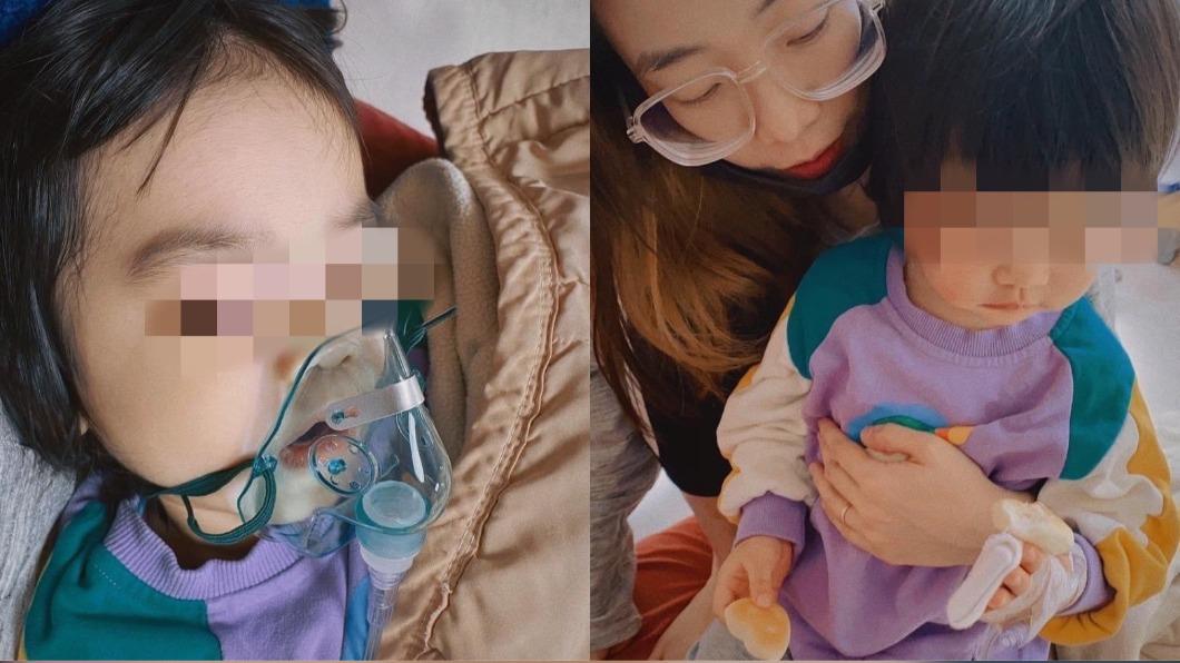 羅小白愛女過年某天突雙眼上吊、四肢抽搐。(圖/翻攝自羅小白臉書)
