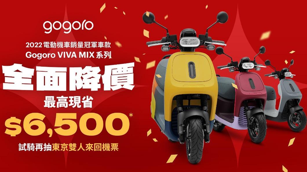 Gogoro VIVA MIX全系列全面降價。(圖/翻攝自Gogoro官網)