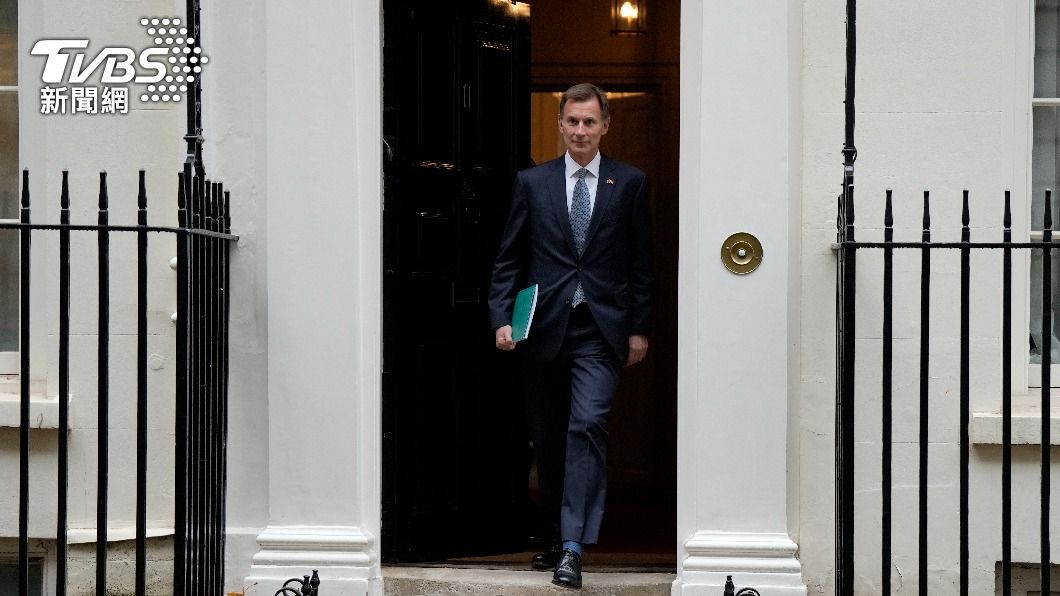 英國財政大臣坦言,通膨率難降到5%。(圖/達志影像美聯社)