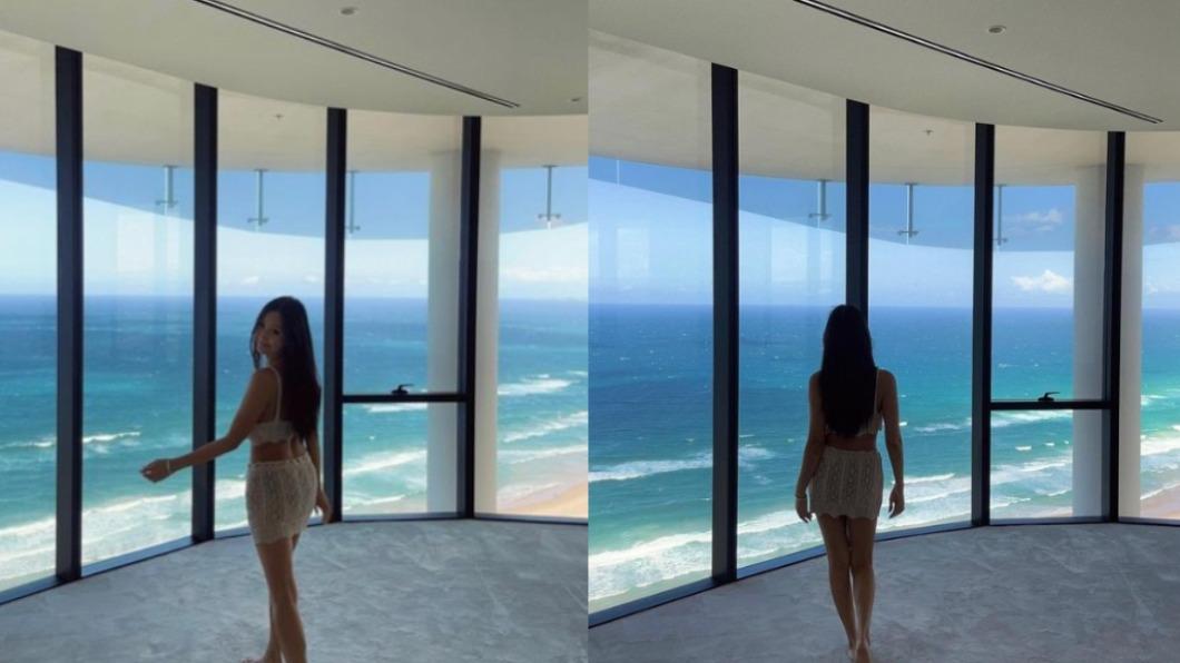 在孫芸芸的豪宅中，能將美麗的海景盡收眼底。（圖／翻攝自＠aimeeyunyunsun IG）