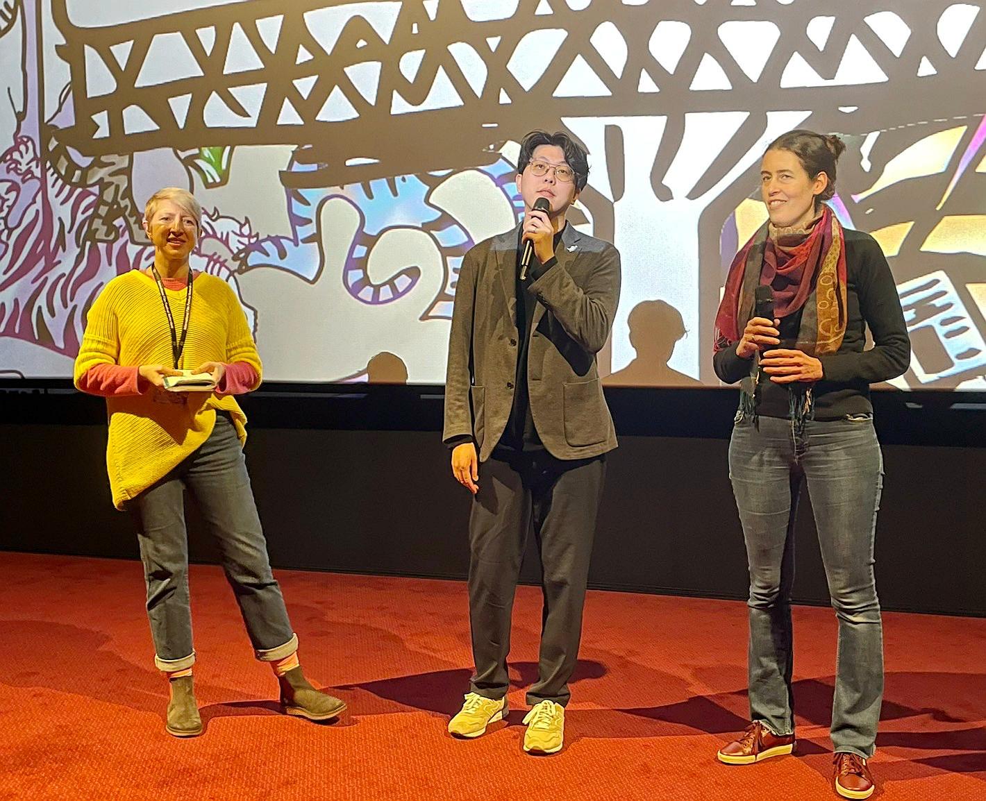 《海鷗來過的房間》在鹿特丹影展的國際首映上也引發觀眾極熱烈提問。（圖／海鵬提供）