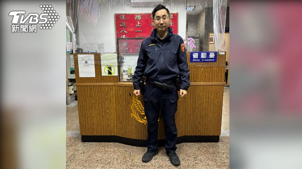 大同分局民生西路派出所警員陳陳孟詮。(圖/TVBS)