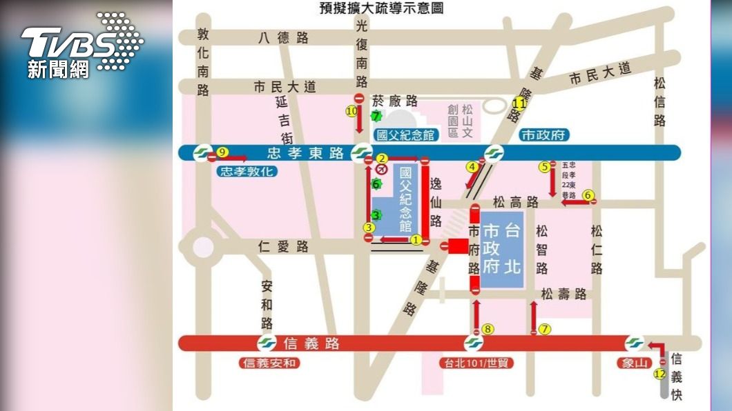 四大燈區搭乘方法。（圖／交通部觀光局提供）