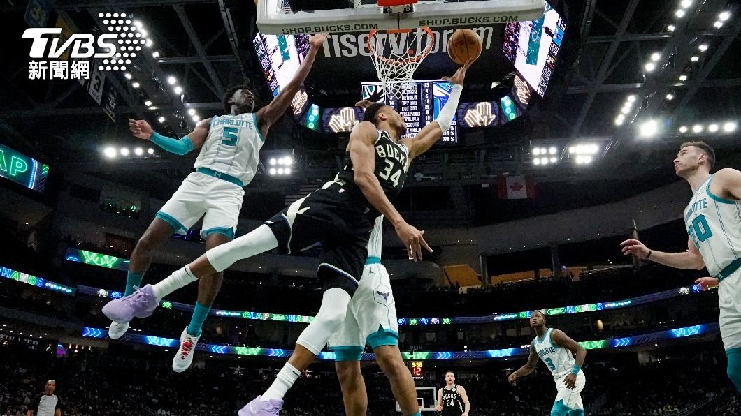 NBA安特托昆博34分18籃板 公鹿擊敗黃蜂5連勝