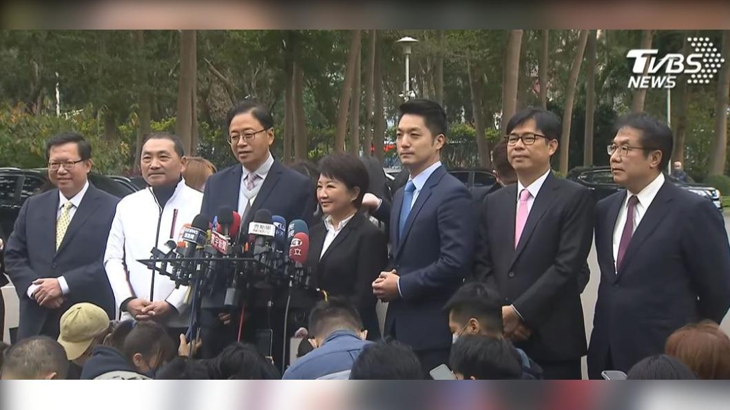 行政院長陳建仁今(2)日主持首次行政院會,六都市長皆出席。(圖/TVBS)