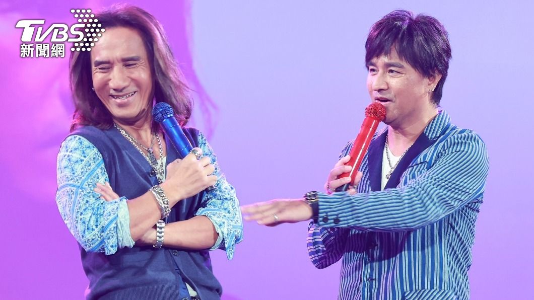 顏志琳（左）和尤秋興自爆出道黑歷史，在美國演出時曾遇到不合適的妝髮師，鬧出一連串笑話。（圖／黃城碩攝）