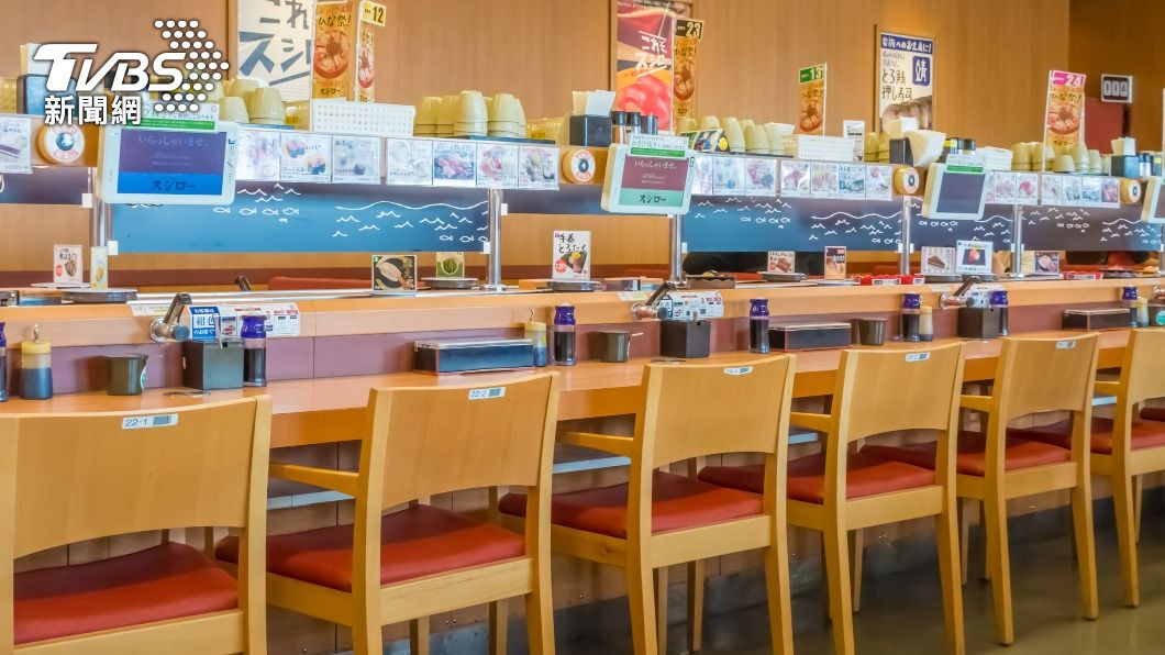 不少網友拍到壽司郎店內空無一人的淒涼景象。(示意圖/shutterstock 達志影像)