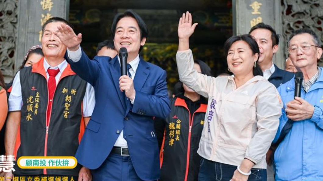 掌民進黨魁首戰 賴清德為蔡培慧催票:給南投一個機會