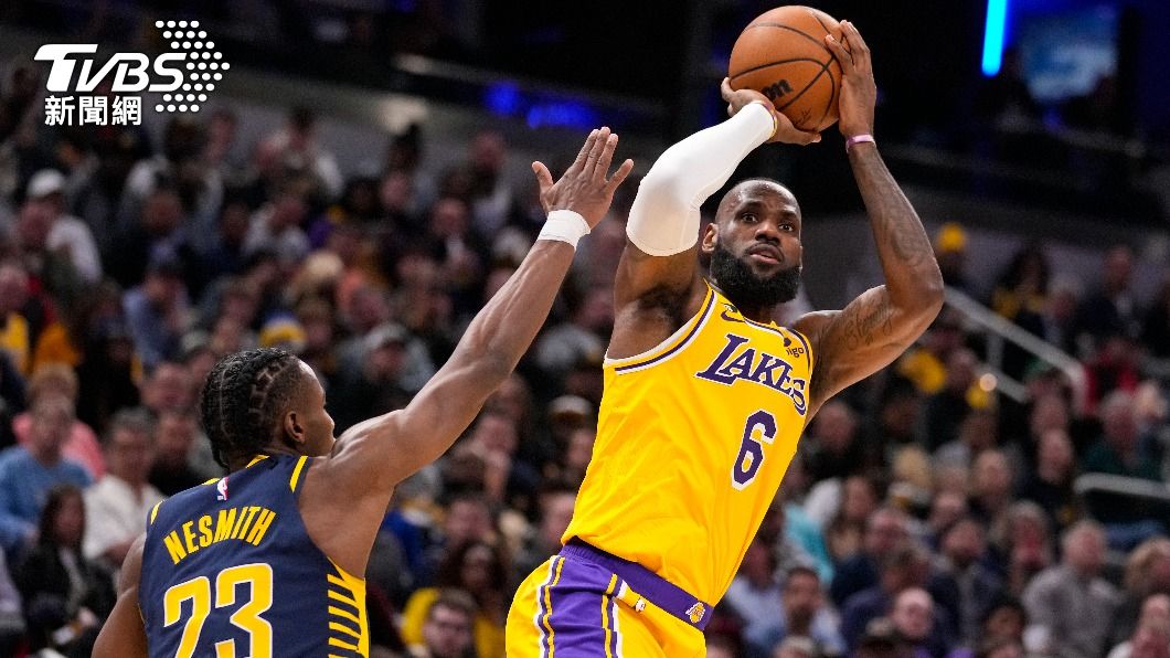 詹姆斯(LeBron James)只要再得63分,即可成為NBA歷史得分王。(圖/達志影像美聯社)