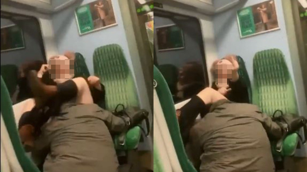 剛認識看對眼!男女火車上演活春宮 女見被偷拍怒比中指