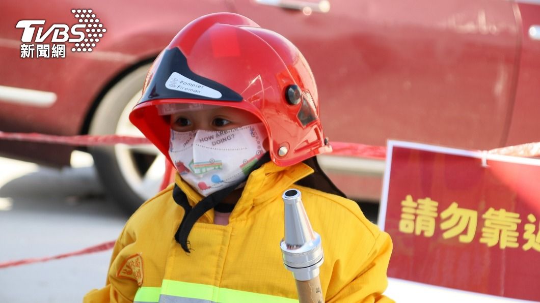 小小消防員闖關活動。(圖/苗栗縣政府消防局提供)