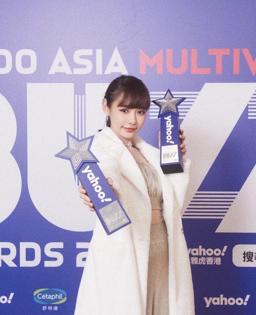 林明禎演出的電影《飯戲攻心》獲「Yahoo! 搜尋人氣大獎2022」最佳電影獎。（圖／翻攝自林明禎IG）