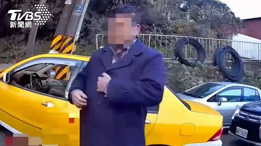 警方循線找到計程車司機。(圖/TVBS)