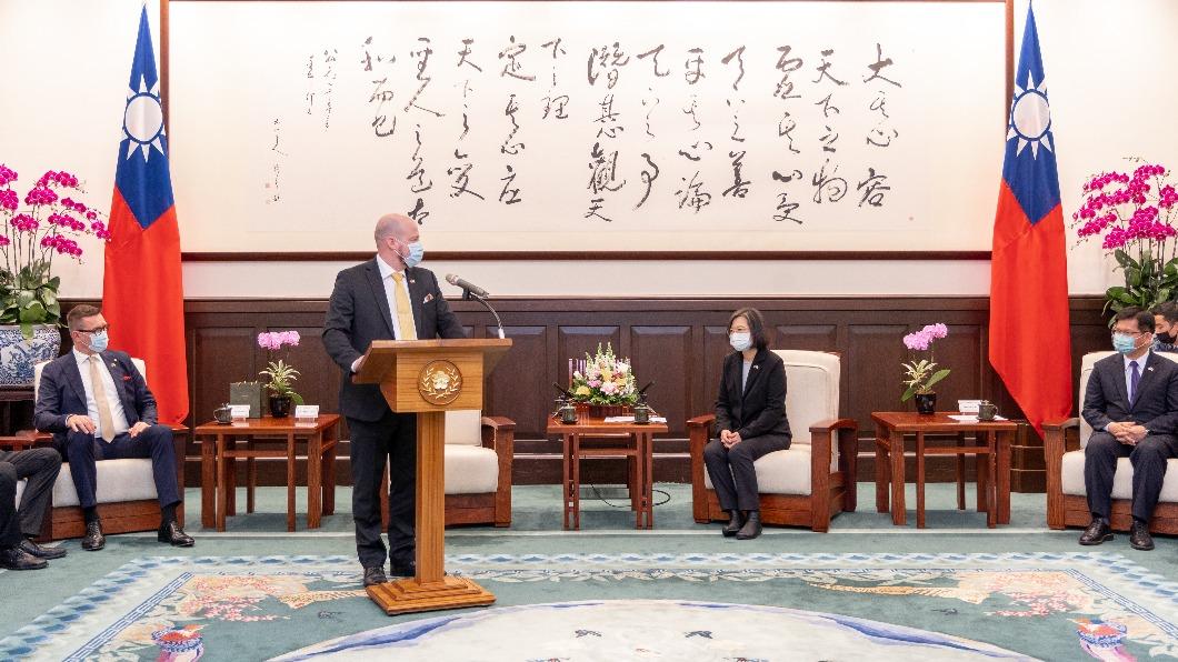 接見芬蘭國會友台小組訪團　蔡英文：盼台芬深化交流、分享經驗