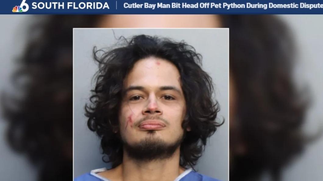 馬尤加（Kevin Justin Mayorga）以虐待動物、拒捕及蓄意殺人和傷害罪移送法辦。（圖／翻攝自NBC 6）