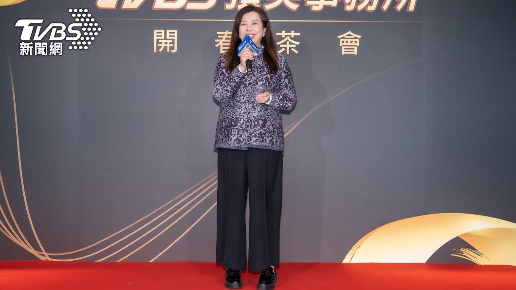 TVBS總經理劉文與陳亞蘭攜手「帝」造輝煌佳績。(圖/TVBS)
