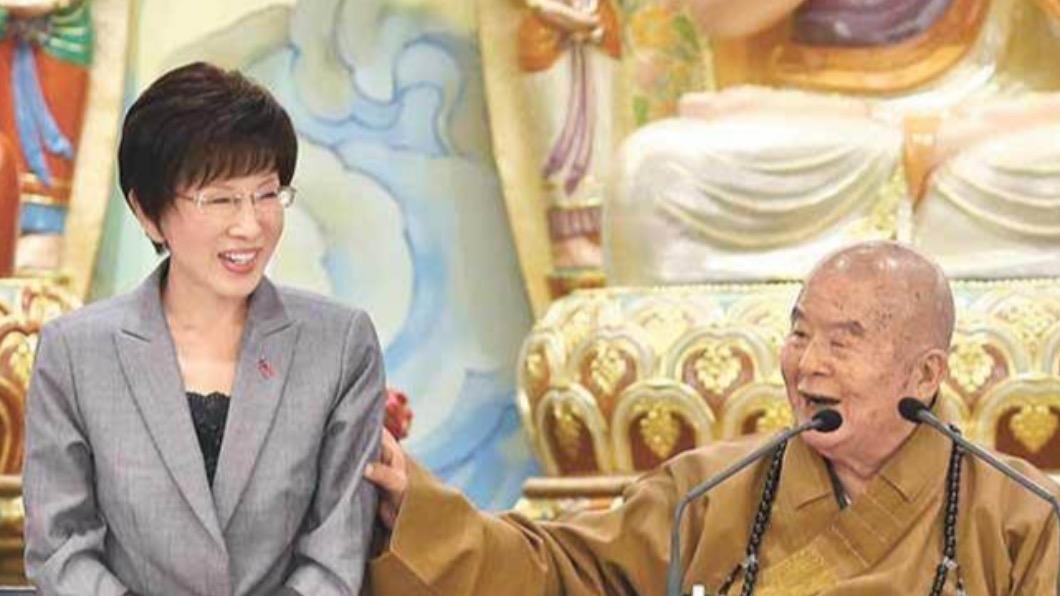星雲大師圓寂 洪秀柱籲陸委會開放陸人來台弔唁
