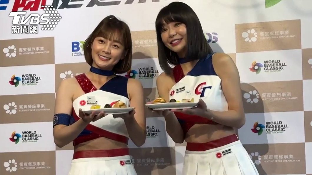 經典女孩籃籃、Yuri出席經典賽膳食發表記者會。(圖/葉韋辰攝)