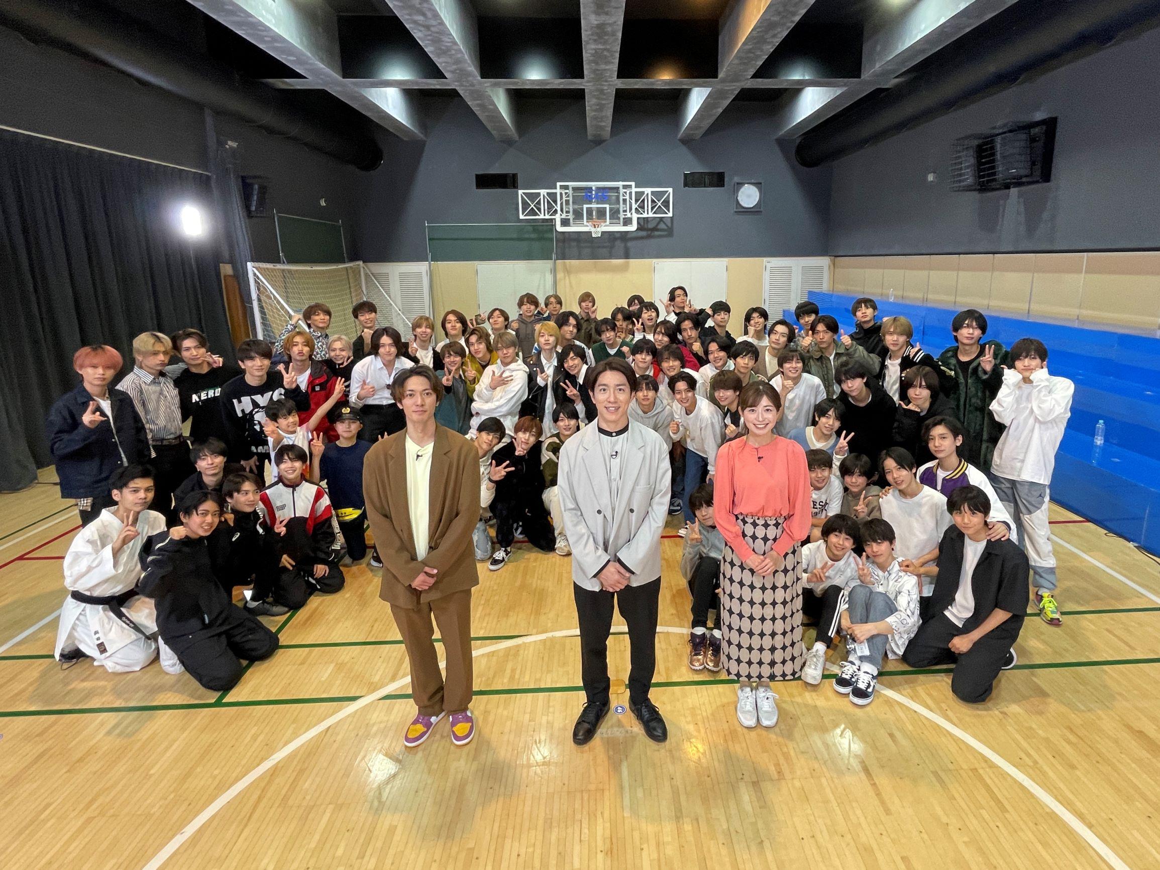 HiHi Jets、美少年等小傑尼斯關東組由辰巳雄大(前排最左)領軍。(圖/翻攝自ORICON NEWS)