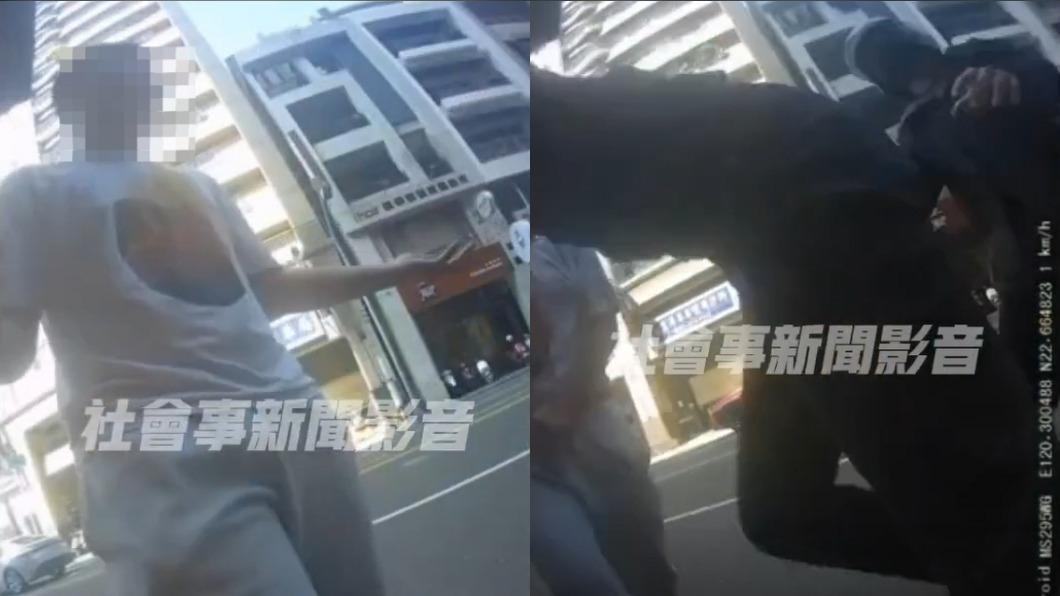 太粗暴！　行車糾紛他張手嗆「來啊」　下一秒被揪衣領挨揍