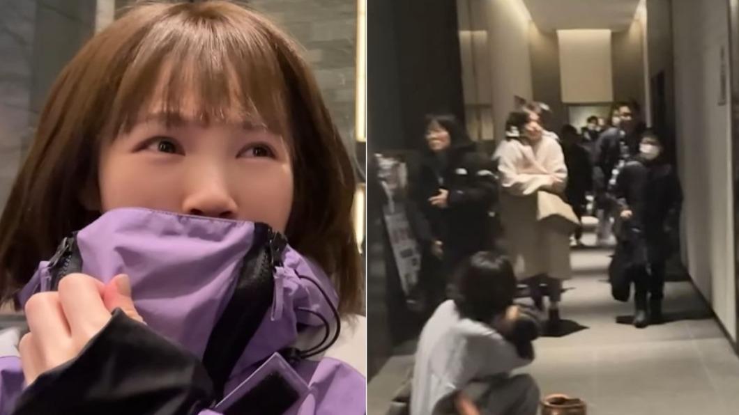 飯店凌晨火警!女星「沒穿褲子」8樓猛衝逃命 驚恐畫面曝