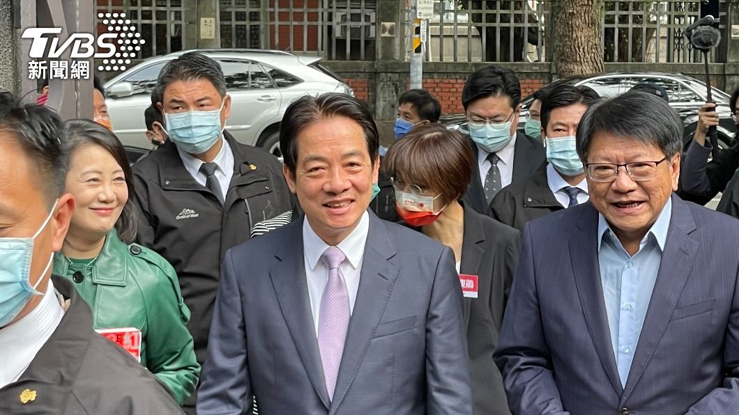 賴清德今(9日)出席屏東縣前縣長潘孟安新書發表會。(圖/吳紹瑜攝)