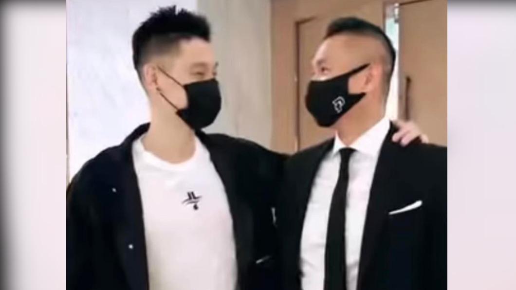 林書豪(左)也分享和陳建州的合照,感謝他一路支持與幫助。(圖/翻攝自林書豪IG)