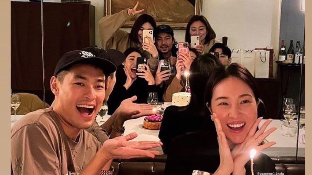 楊祐寧為妻子Melinda慶生,好友們也齊聚一堂。(圖/翻攝自Melinda Instagram)