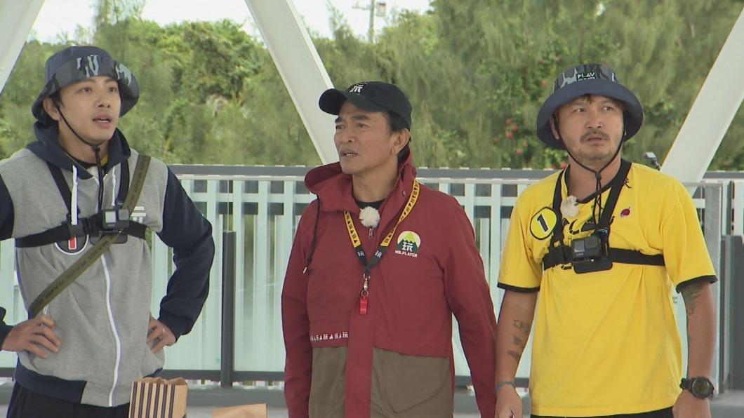 坤達、吳宗憲、KID玩到快虛脫。(圖/三立提供)