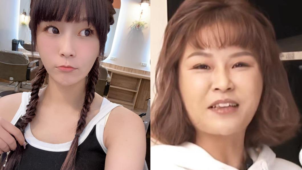 丟丟妹被眼尖網友發現臉疑似「變了」。(圖/翻攝自樓頂揪樓下臉書)