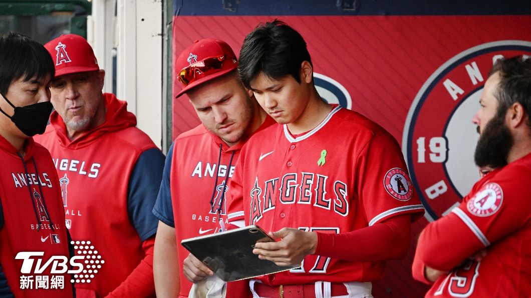 楚勞特與大谷翔平擁有好交情。(圖/達志影像美聯社)