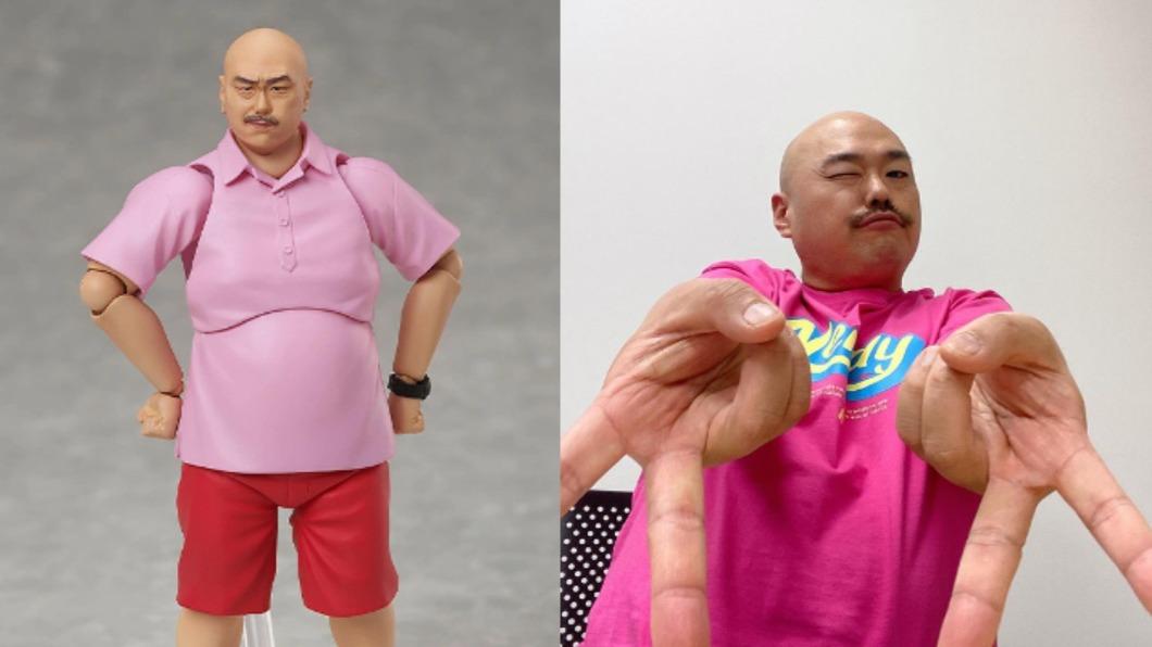 網友指出，可動人偶和小黑本人極為神似。（圖／翻攝自goodsmile官網、小黑IG）