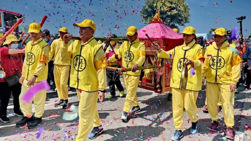 白沙屯媽祖進香活動每年都吸引大批信眾。(圖/翻攝自白沙屯拱天宮臉書)